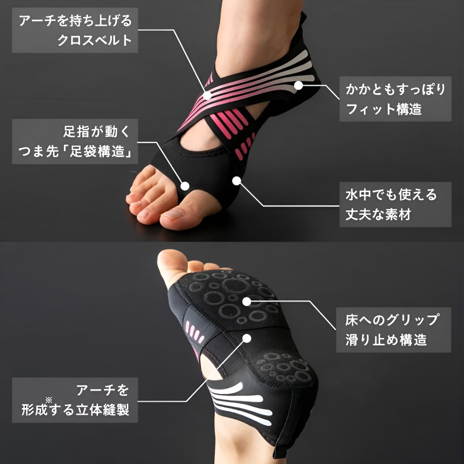 Amazon.co.jp: [pronala]フットサポーター 正規品 東京バレエ団【現役